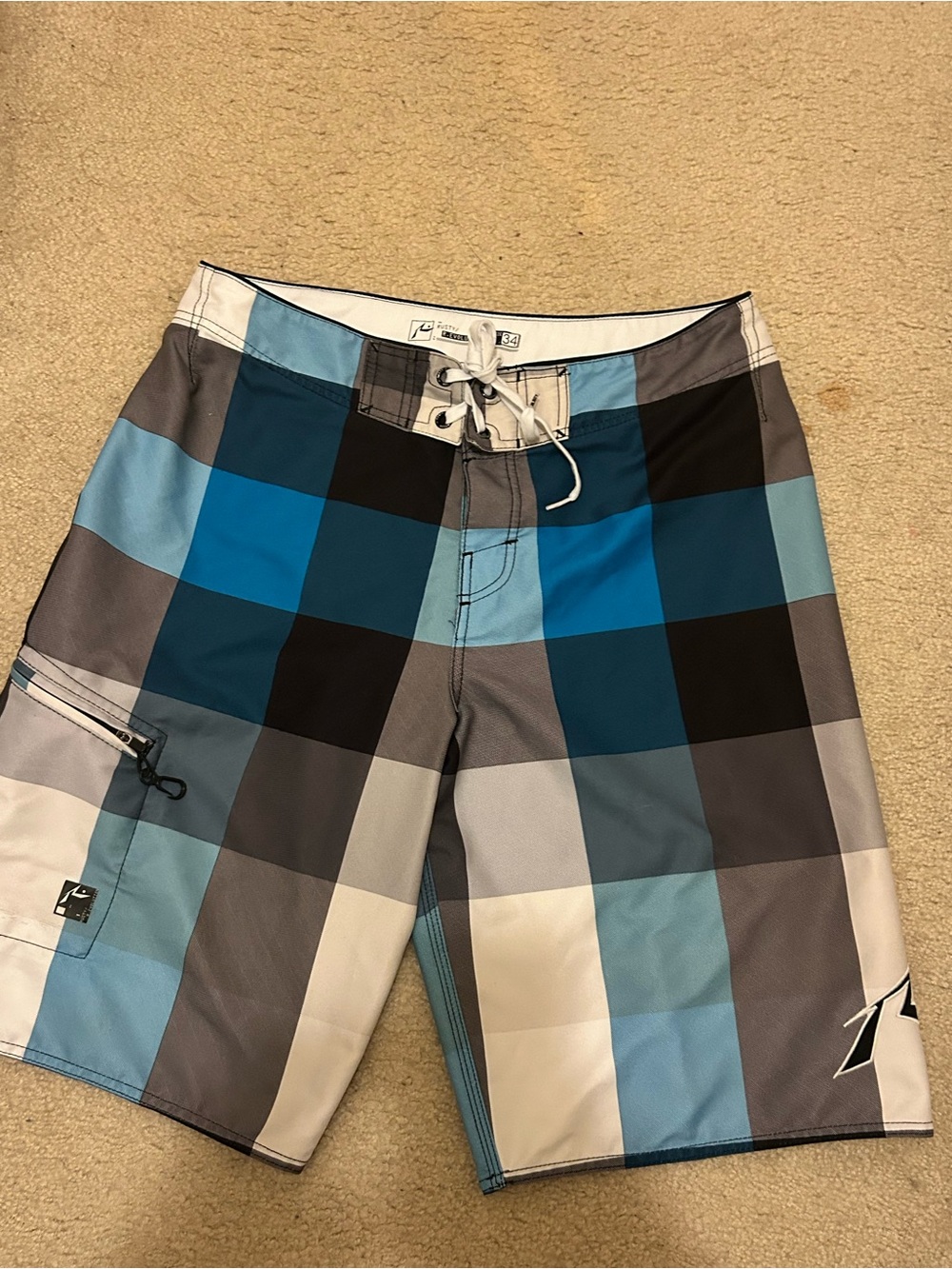 Rusty R. Evolution Boardshorts Size 34